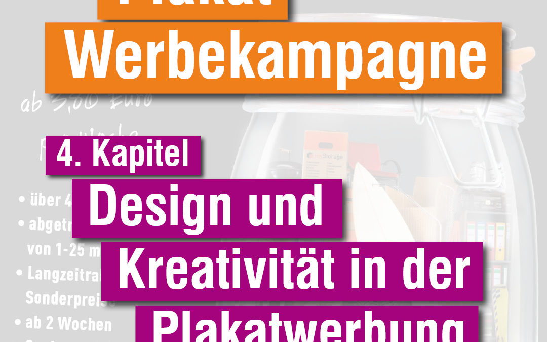 Plakat Werbekampagne – Kapitel 4: Design und Kreativität in der Plakatwerbung